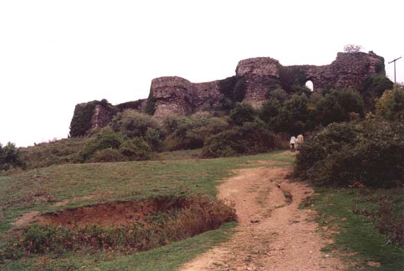 a-Climb up to the fort