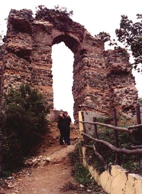 b-Steeper climb up to the fort